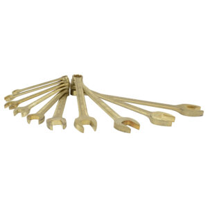 Juego de llaves combinadas de bronce-aluminio antichispa en pulgadas, 12 puntas, 10 piezas Urrea - Ferrechingón