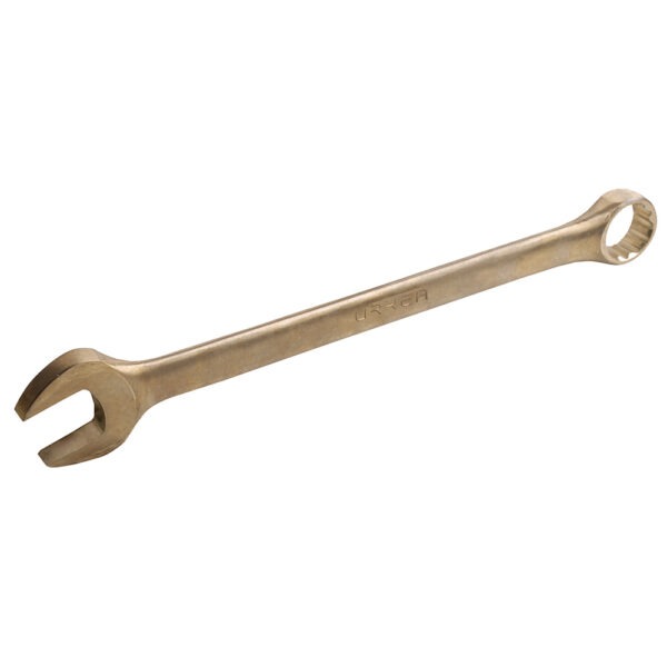 Llave combinada de bronce-aluminio antichispa métrica, 12 puntas, 18 mm Urrea Llave combinada de bronce-aluminio antichispa métrica, 12 puntas, 18 mm Urrea - Ferrechingón