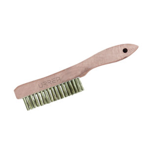 Cepillo de cerdas de bronce-aluminio antichispa con 4x16 filas de pinceles con mango Urrea - Ferrechingón