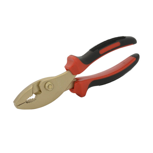 Pinza de bronce-aluminio antichispa con mango bimaterial 8", para mecánico Urrea - Ferrechingón