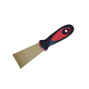 Espátula de bronce-aluminio antichispa con mango bimaterial 3" x 3-1/2" Urrea - Ferrechingón