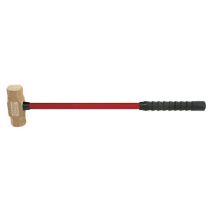 Marro de bronce-aluminio antichispa de 18lb con mango extra largo de fibra de vidrio 34" Urrea - Ferrechingón