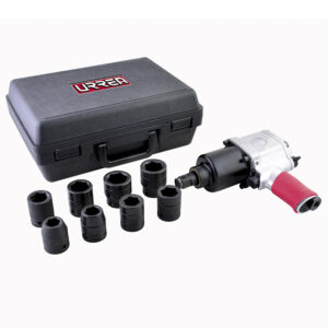 Juego de pistola de impacto neumática cuadro de 3/4" y accesorios métricos, 10 piezas Urrea - Ferrechingón
