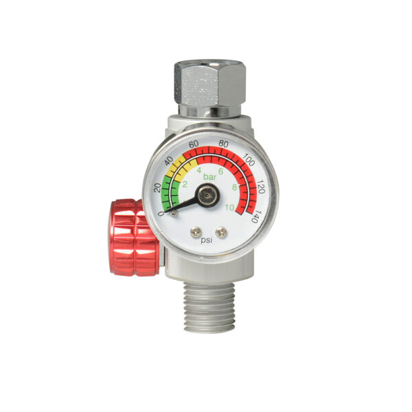 Regulador de aire con manómetro 1/4" NPT, 140 PSI Urrea - Ferrechingón