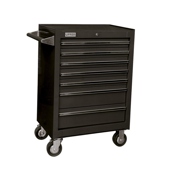 Gabinete móvil 7 gavetas 27" negro serie X Urrea - Ferrechingón